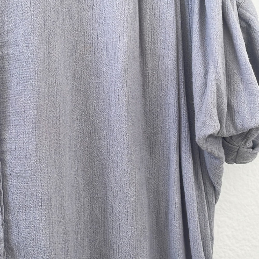 Powder blue button down - Picture 3 of 4